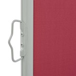 vidaXL Copertină laterală retractabilă de terasă, roșu, 100 x 300 cm vidaXL Copertină laterală retractabilă de terasă, roșu, 100 x 300 cm
