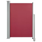 vidaXL Copertină laterală retractabilă de terasă, roșu, 120 x 300 cm vidaXL Copertină laterală retractabilă de terasă, roșu, 120 x 300 cm