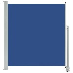 vidaXL Copertină laterală retractabilă, albastru, 140 x 300 cm
