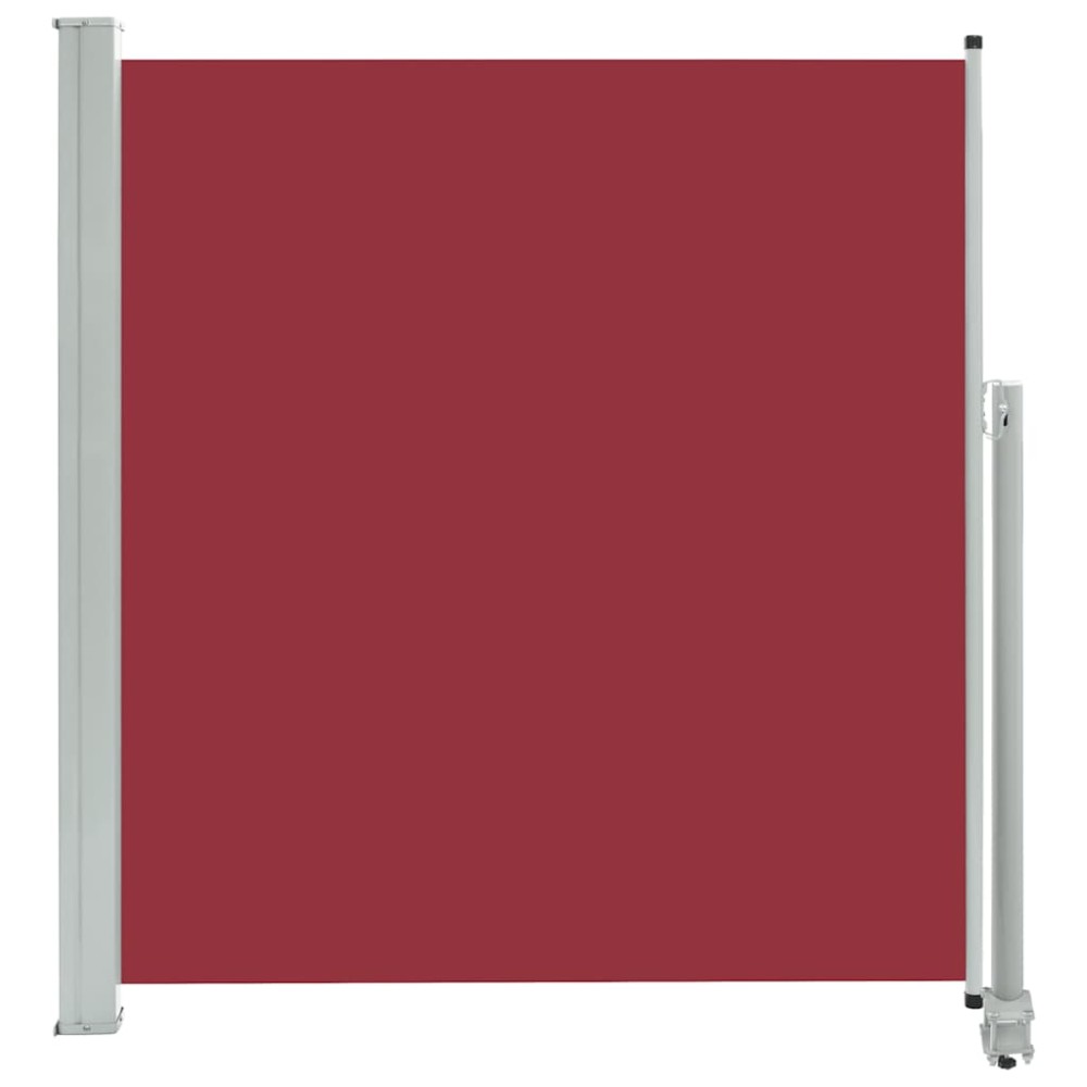 vidaXL Copertină laterală retractabilă de terasă, roșu, 140 x 300 cm