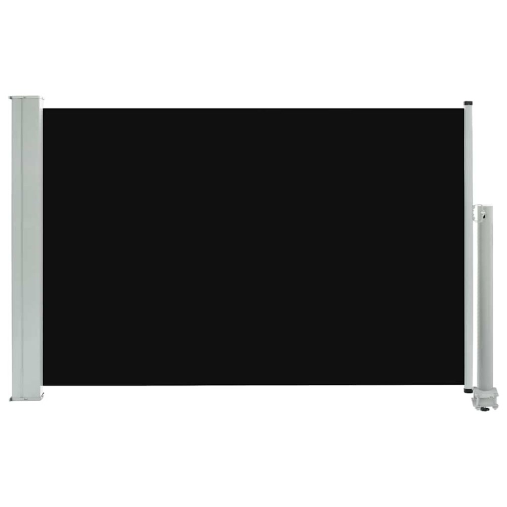 vidaXL Copertină laterală retractabilă de terasă, negru, 60 x 300 cm
