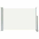 vidaXL Copertină laterală retractabilă de terasă, crem, 60 x 300 cm vidaXL Copertină laterală retractabilă de terasă, crem, 60 x 300 cm