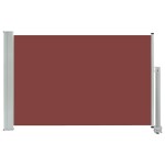 vidaXL Copertină laterală retractabilă de terasă, maro, 60 x 300 cm vidaXL Copertină laterală retractabilă de terasă, maro, 60 x 300 cm