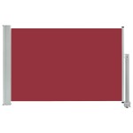 vidaXL Copertină laterală retractabilă de terasă, roșu, 60 x 300 cm vidaXL Copertină laterală retractabilă de terasă, roșu, 60 x 300 cm