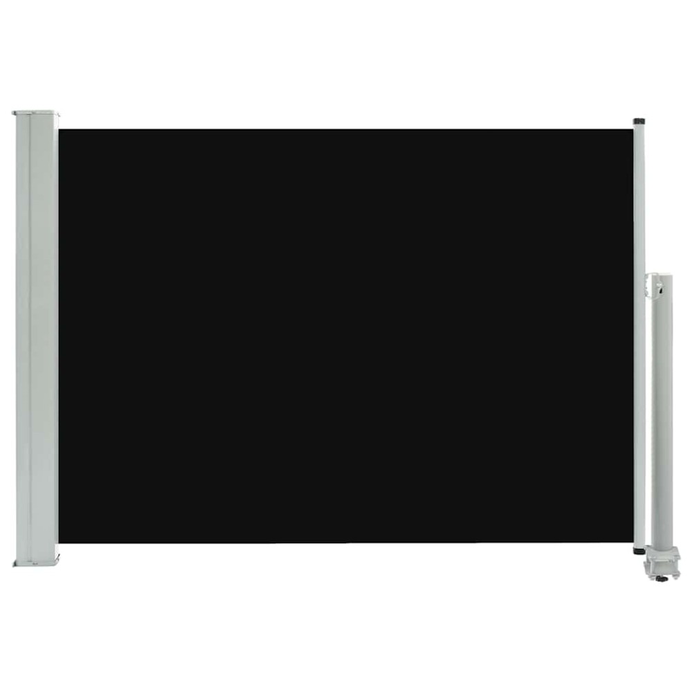 vidaXL Copertină laterală retractabilă de terasă, negru, 80 x 300 cm