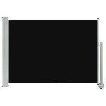 vidaXL Copertină laterală retractabilă de terasă, negru, 80 x 300 cm vidaXL Copertină laterală retractabilă de terasă, negru, 80 x 300 cm