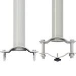 vidaXL Copertină laterală retractabilă de terasă, crem, 80 x 300 cm vidaXL Copertină laterală retractabilă de terasă, crem, 80 x 300 cm