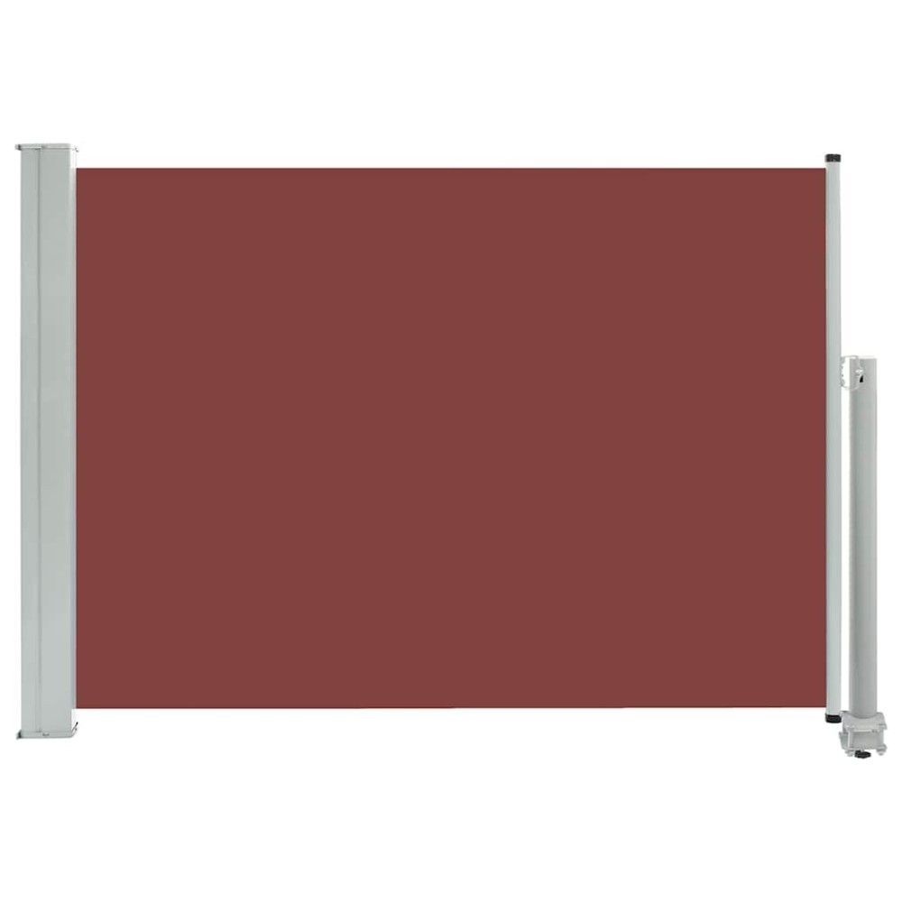 vidaXL Copertină laterală retractabilă de terasă, maro, 80 x 300 cm