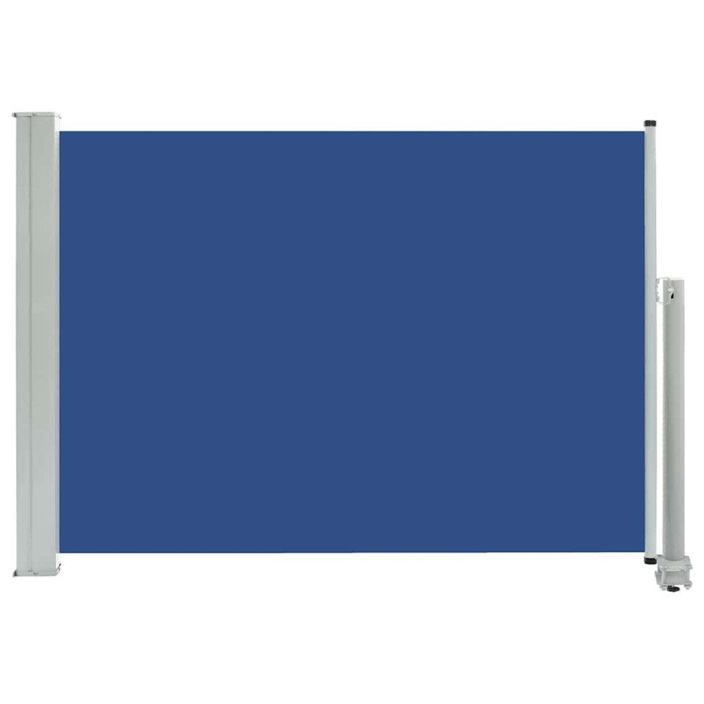vidaXL Copertină laterală retractabilă de terasă, albastru, 80x300 cm