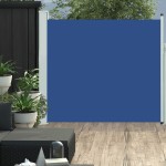 vidaXL Copertină laterală retractabilă de terasă, albastru, 170x300 cm vidaXL Copertină laterală retractabilă de terasă, albastru, 170x300 cm
