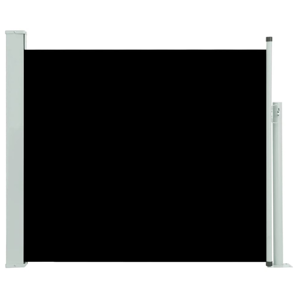 vidaXL Copertină laterală retractabilă de terasă, negru, 100x300 cm
