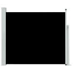 vidaXL Copertină laterală retractabilă de terasă, negru, 100x300 cm vidaXL Copertină laterală retractabilă de terasă, negru, 100x300 cm