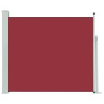 vidaXL Copertină laterală retractabilă de terasă, roșu, 100 x 300 cm vidaXL Copertină laterală retractabilă de terasă, roșu, 100 x 300 cm