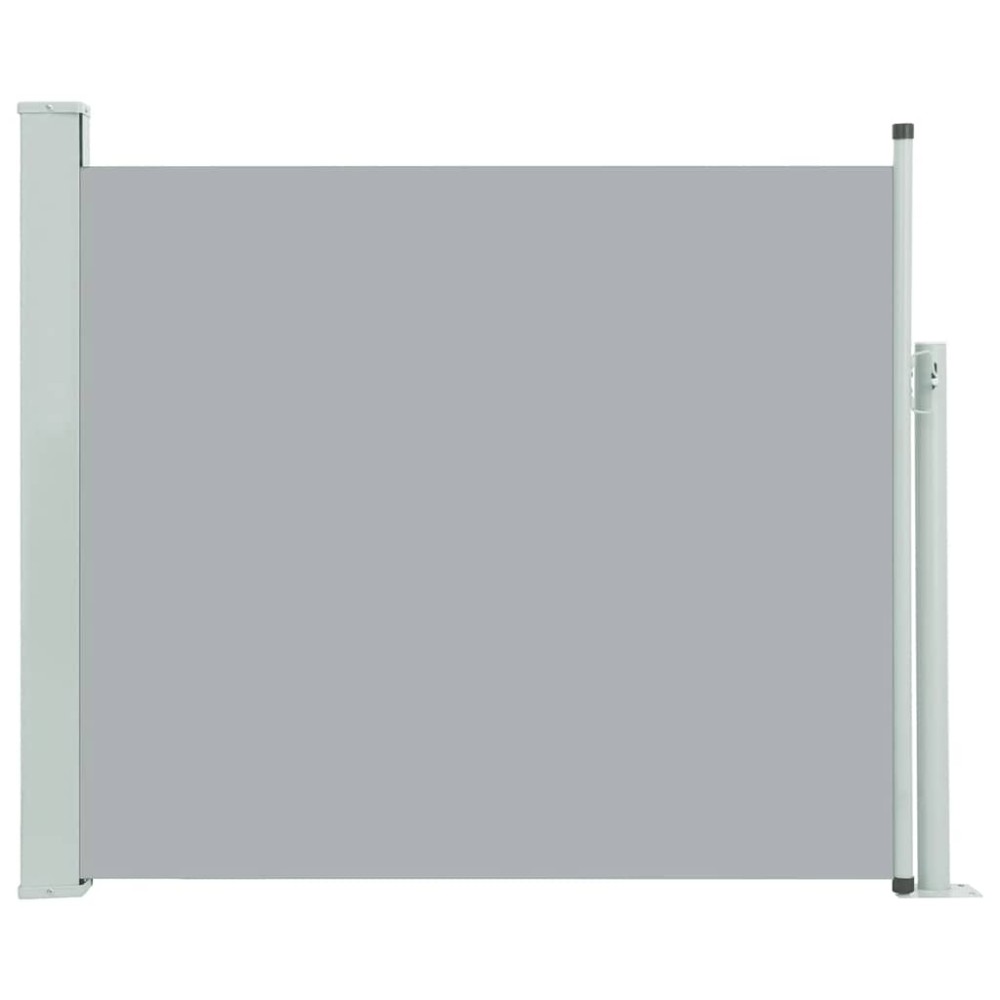 vidaXL Copertină laterală retractabilă de terasă, gri, 100 x 300 cm