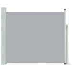 vidaXL Copertină laterală retractabilă de terasă, gri, 100 x 300 cm vidaXL Copertină laterală retractabilă de terasă, gri, 100 x 300 cm
