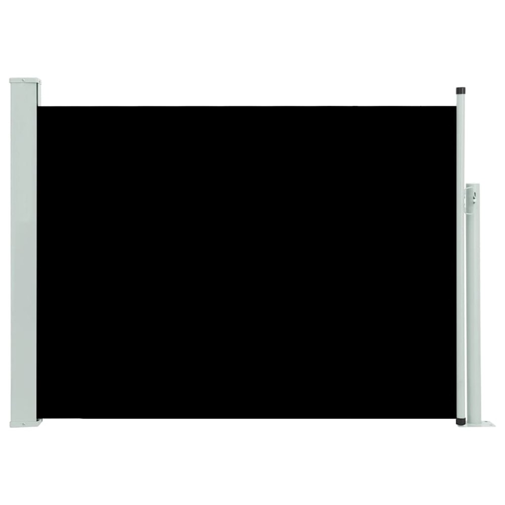 vidaXL Copertină laterală retractabilă de terasă, negru, 100x500 cm