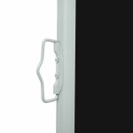 vidaXL Copertină laterală retractabilă de terasă, negru, 100x500 cm vidaXL Copertină laterală retractabilă de terasă, negru, 100x500 cm