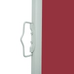 vidaXL Copertină laterală retractabilă de terasă, roșu, 100x500 cm