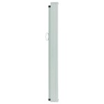 vidaXL Copertină laterală retractabilă de terasă, gri, 100 x 500 cm vidaXL Copertină laterală retractabilă de terasă, gri, 100 x 500 cm