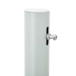 vidaXL Copertină laterală retractabilă de terasă, gri, 100 x 500 cm vidaXL Copertină laterală retractabilă de terasă, gri, 100 x 500 cm