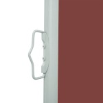 vidaXL Copertină laterală retractabilă de terasă, maro, 100 x 500 cm vidaXL Copertină laterală retractabilă de terasă, maro, 100 x 500 cm