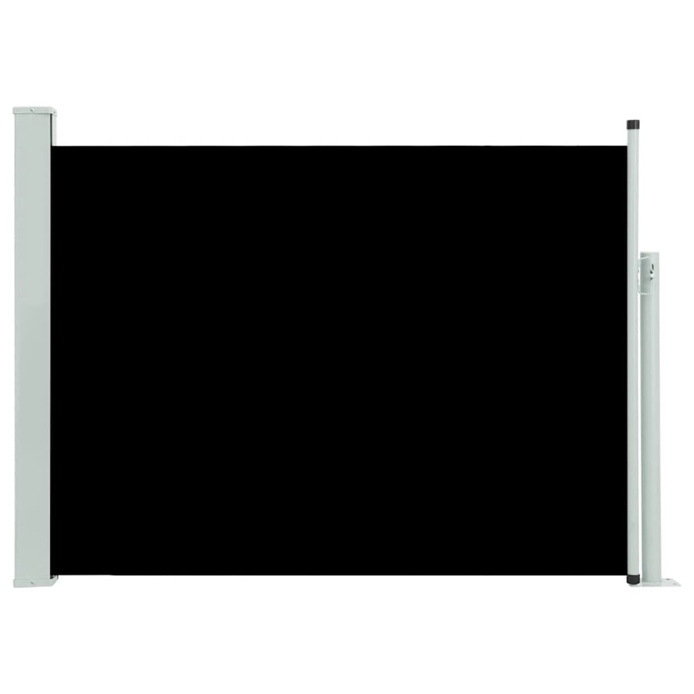 vidaXL Copertină laterală retractabilă de terasă, negru, 120x500 cm