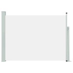 vidaXL Copertină laterală retractabilă de terasă, crem, 120 x 500 cm vidaXL Copertină laterală retractabilă de terasă, crem, 120 x 500 cm