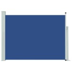 vidaXL Copertină laterală retractabilă terasă, albastru, 120x500 cm vidaXL Copertină laterală retractabilă terasă, albastru, 120x500 cm