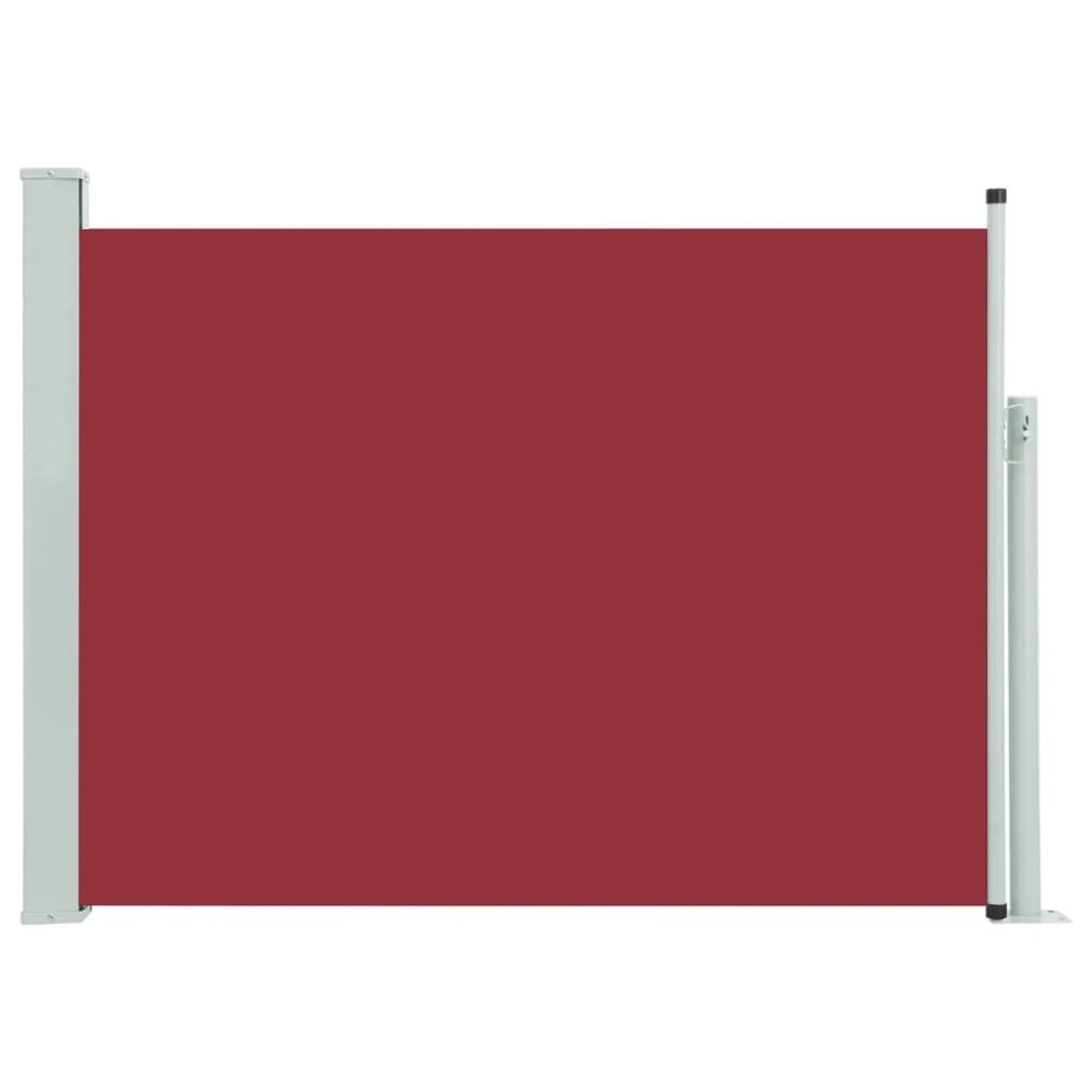 vidaXL Copertină laterală retractabilă de terasă, roșu, 120 x 500 cm