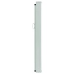 vidaXL Copertină laterală retractabilă de terasă, gri, 120 x 500 cm vidaXL Copertină laterală retractabilă de terasă, gri, 120 x 500 cm