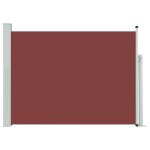 vidaXL Copertină laterală retractabilă de terasă, maro, 120 x 500 cm vidaXL Copertină laterală retractabilă de terasă, maro, 120 x 500 cm