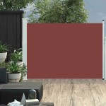 vidaXL Copertină laterală retractabilă de terasă, maro, 120 x 500 cm vidaXL Copertină laterală retractabilă de terasă, maro, 120 x 500 cm