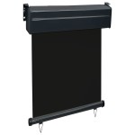 vidaXL Copertină laterală de balcon, negru, 60 x 250 cm vidaXL Copertină laterală de balcon, negru, 60 x 250 cm
