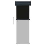 vidaXL Copertină laterală de balcon, negru, 60 x 250 cm vidaXL Copertină laterală de balcon, negru, 60 x 250 cm