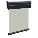 vidaXL Copertină laterală de balcon, gri, 60 x 250 cm vidaXL Copertină laterală de balcon, gri, 60 x 250 cm