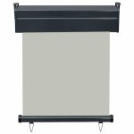 vidaXL Copertină laterală de balcon, gri, 60 x 250 cm vidaXL Copertină laterală de balcon, gri, 60 x 250 cm