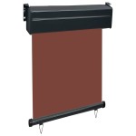 vidaXL Copertină laterală de balcon, maro, 60 x 250 cm vidaXL Copertină laterală de balcon, maro, 60 x 250 cm