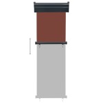 vidaXL Copertină laterală de balcon, maro, 60 x 250 cm vidaXL Copertină laterală de balcon, maro, 60 x 250 cm
