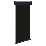 vidaXL Copertină laterală de balcon, negru, 80 x 250 cm vidaXL Copertină laterală de balcon, negru, 80 x 250 cm