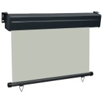 vidaXL Copertină laterală de balcon, gri, 80 x 250 cm vidaXL Copertină laterală de balcon, gri, 80 x 250 cm