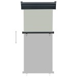 vidaXL Copertină laterală de balcon, gri, 80 x 250 cm vidaXL Copertină laterală de balcon, gri, 80 x 250 cm