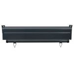 vidaXL Copertină laterală de balcon, gri, 80 x 250 cm vidaXL Copertină laterală de balcon, gri, 80 x 250 cm