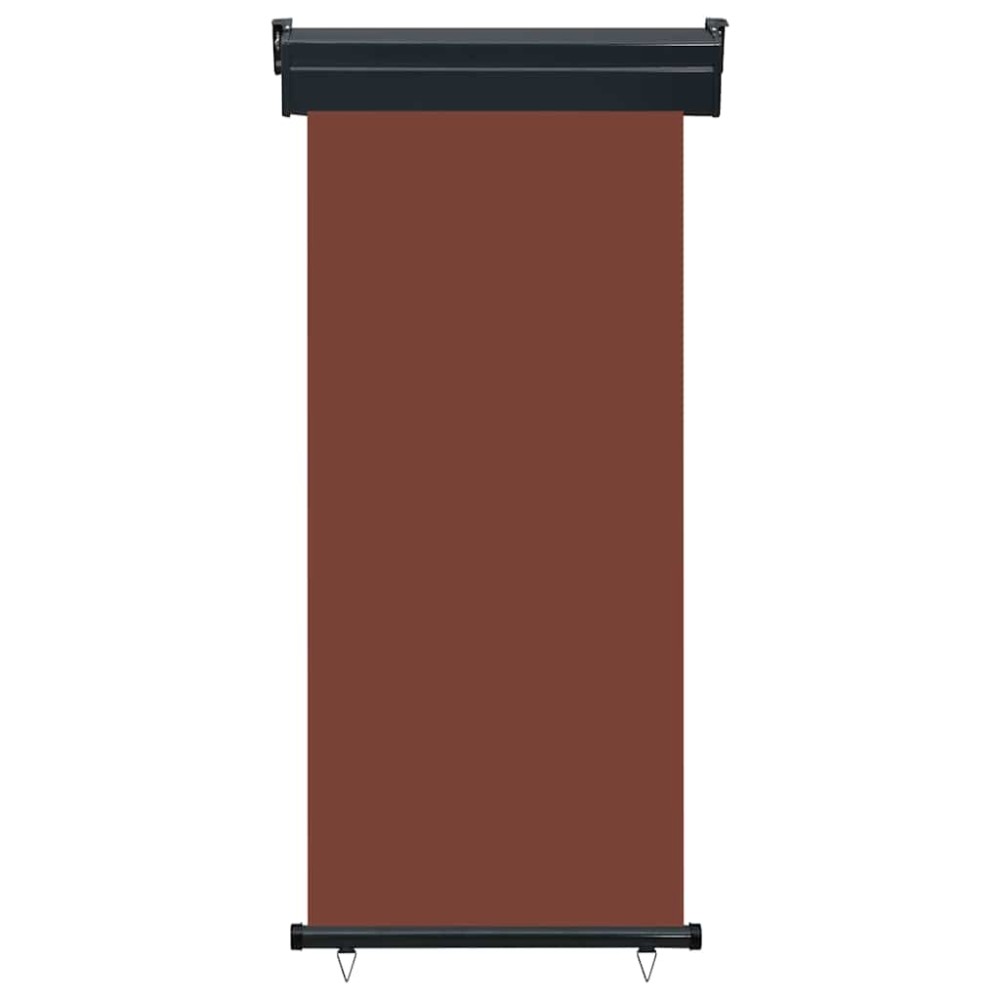 vidaXL Copertină laterală de balcon, maro, 80 x 250 cm