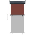 vidaXL Copertină laterală de balcon, maro, 80 x 250 cm