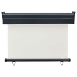 vidaXL Copertină laterală de balcon, crem, 100 x 250 cm vidaXL Copertină laterală de balcon, crem, 100 x 250 cm