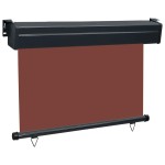 vidaXL Copertină laterală de balcon, maro, 100 x 250 cm vidaXL Copertină laterală de balcon, maro, 100 x 250 cm