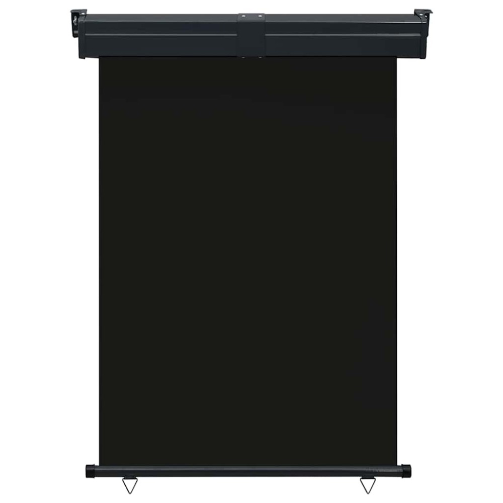 vidaXL Copertină laterală de balcon, negru, 125 x 250 cm