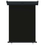 vidaXL Copertină laterală de balcon, negru, 125 x 250 cm vidaXL Copertină laterală de balcon, negru, 125 x 250 cm