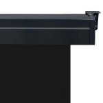 vidaXL Copertină laterală de balcon, negru, 125 x 250 cm vidaXL Copertină laterală de balcon, negru, 125 x 250 cm