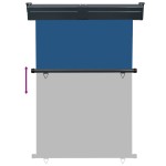 vidaXL Copertină laterală de balcon, albastru, 125 x 250 cm vidaXL Copertină laterală de balcon, albastru, 125 x 250 cm
